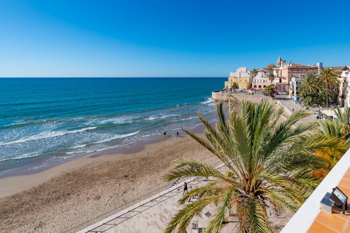 Insitges Sant Sebastia'S Beach Luaran gambar